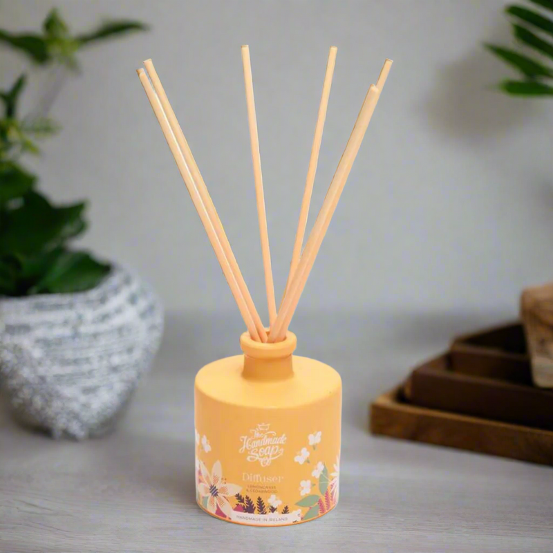 Handmade Soap Company Reed Diffuser Lemongrass  mulveys.ie nationwide shipping