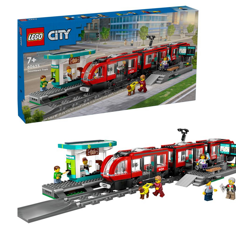 LEGO 60423 Downtown Streetcar and Station mulveys.ie nationwide shipping