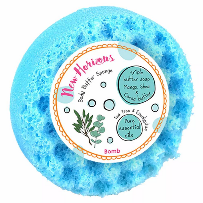 Bomb Cosmetics Body Buffer Shower Sponge New Horizons mulveys.ie nationwide shipping