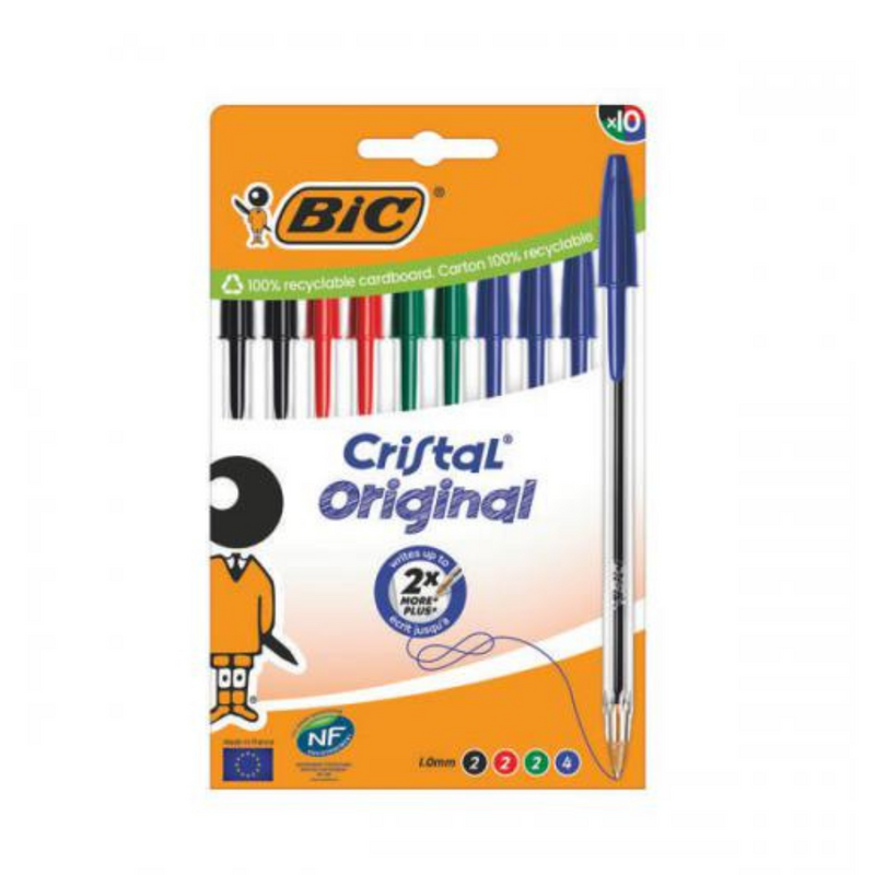 Bic 10pk cristal pens mulveys.ie nationwide shipping