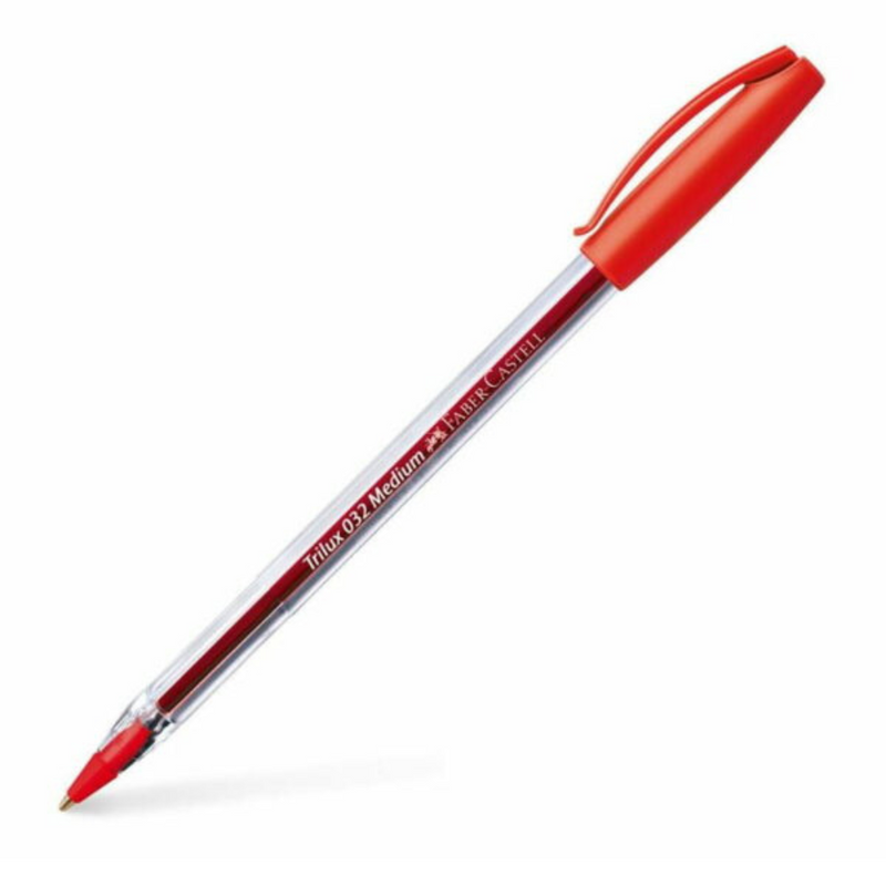 Red Trilux 032 Ballpoint Pen