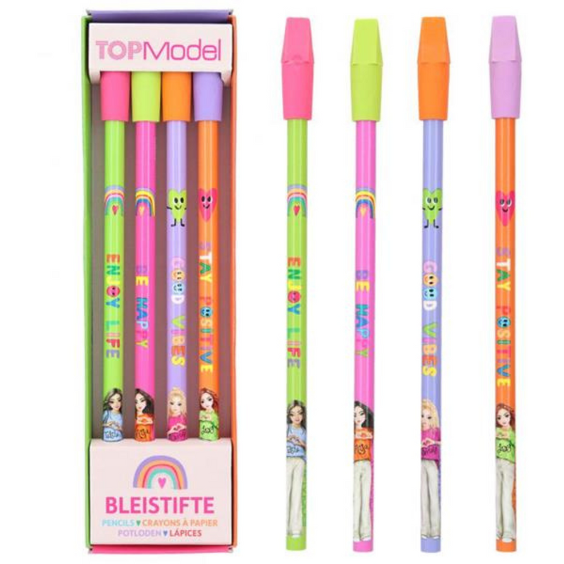 TOPModel Hb Pencil Set | 4 Pack