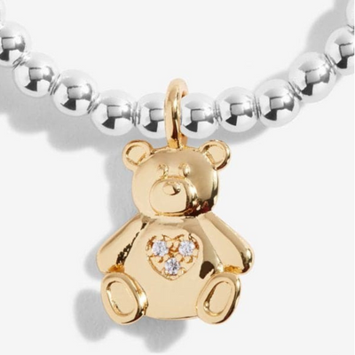 Joma Jewellery A Little Bear Hug Silver 15.5cm