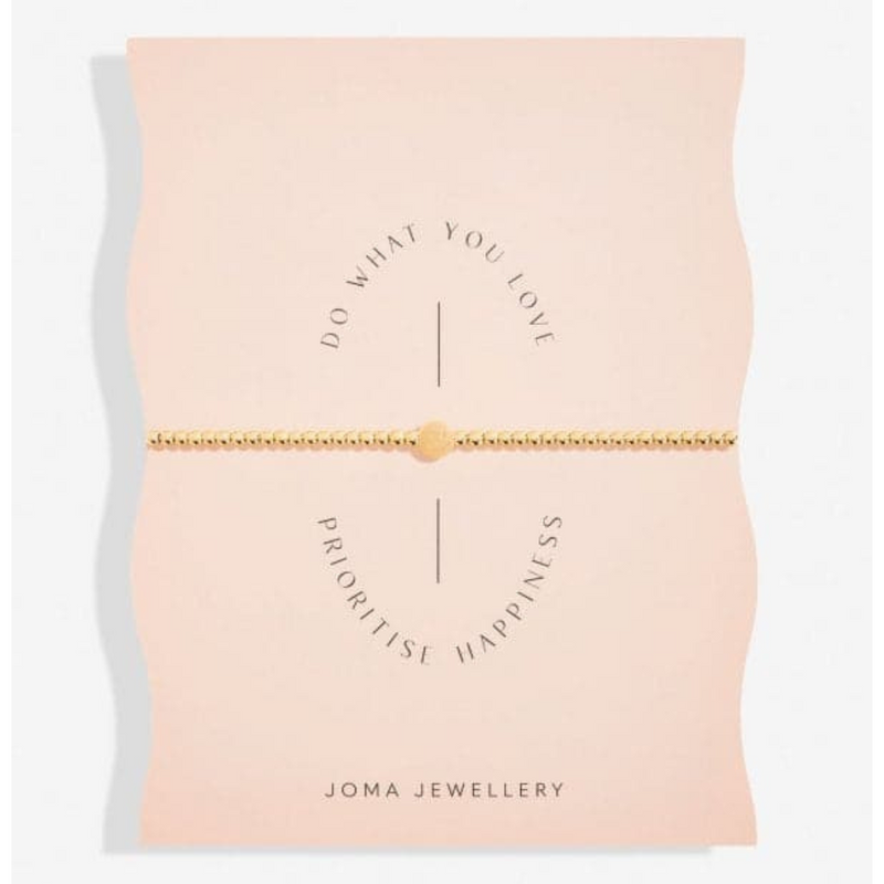 Joma Jewellery Do What You Love Prioritise Happiness Bracelet