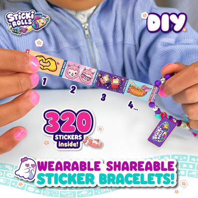 STICKI ROLLS Sticki Station - Ultimate DIY Sticker Jewellery Kit