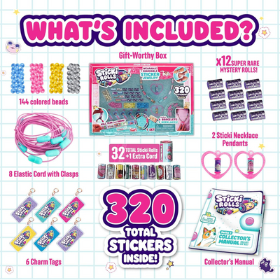 STICKI ROLLS Sticki Station - Ultimate DIY Sticker Jewellery Kit