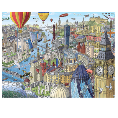 Ravensburger Around the UK and Ireland 1000 Piece Puzzle