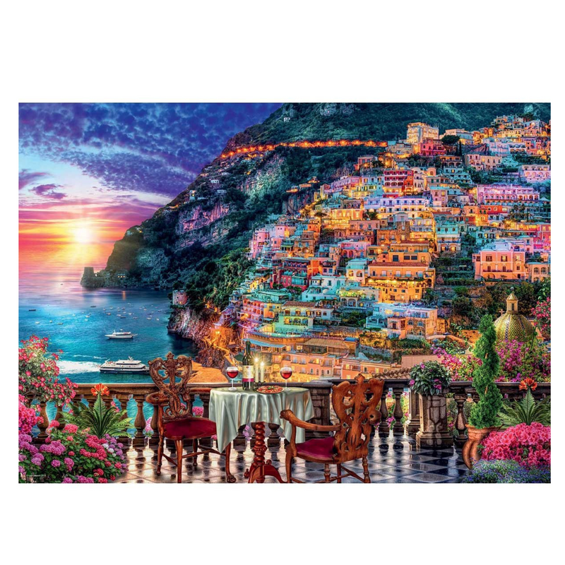 Dinner In Positano Italy 1000Piece Jigsaw Puzzle