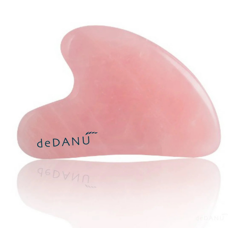 deDANÚ Rose Quartz Gua Sha Facial Massage Tool