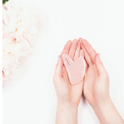 deDANÚ Rose Quartz Gua Sha Facial Massage Tool