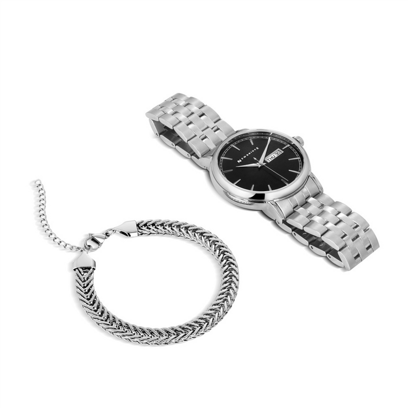 Newbridge Gents Watch & Bracelet Set