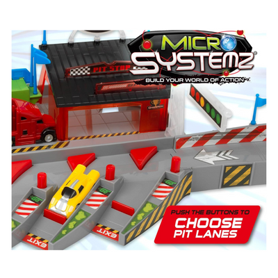 JOHN ADAMS  MICRO SYSTEMZ PIT LANE PLAYSET