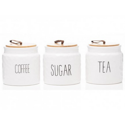 The Grange Collection Ceramic Tea, Coffee, Sugar Jars  mulveys.ie nationwide shipping