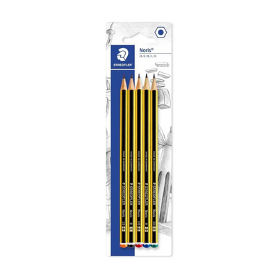 Staedtler Noris® Assorted Degrees Pencils - Pack of 5 mulveys.ie Nationwide Shipping