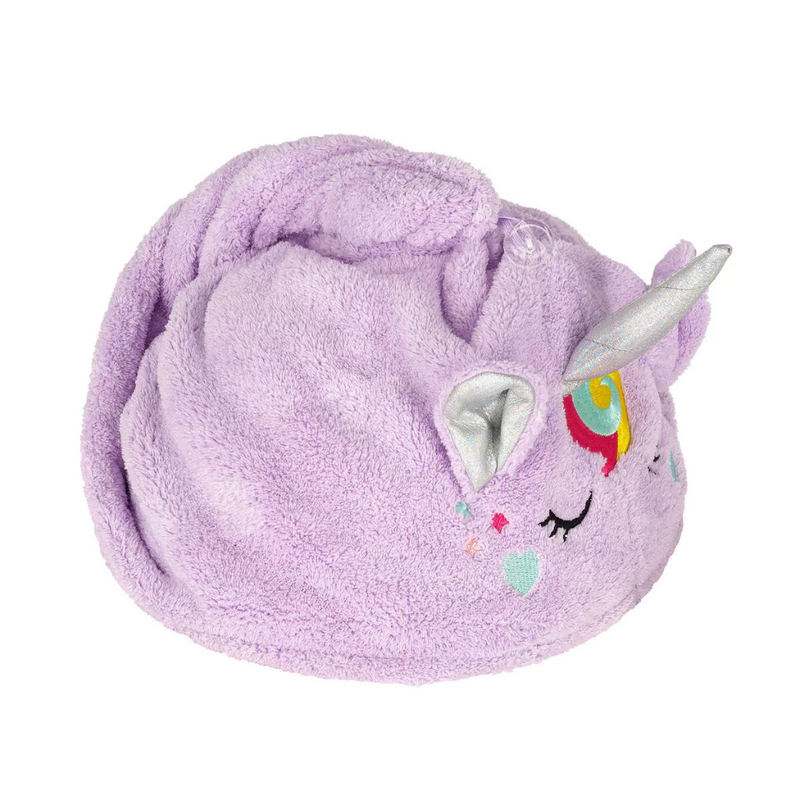 Hair Towel Turban - Love My Hair Unicorn