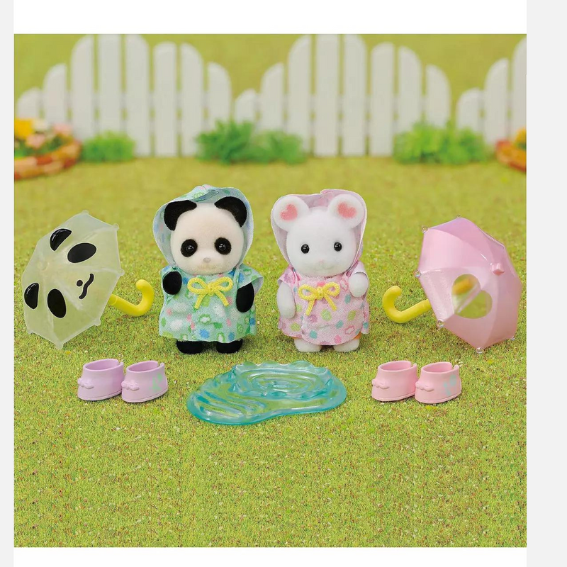 Sylvanian Families Nursery Friends -Rainy Day Duo