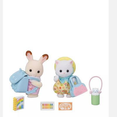 Sylvanian Families Nursery Friends -Walk Along Duo