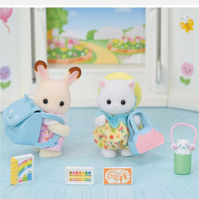 Sylvanian Families Nursery Friends -Walk Along Duo