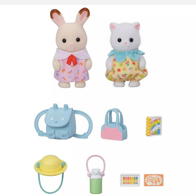 Sylvanian Families Nursery Friends -Walk Along Duo