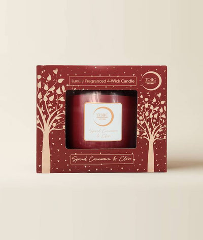 4 wick spiced cinnamon & clove