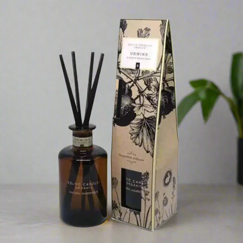 celtic candle reed diffuser unwind 200ml. Mulveys.ie