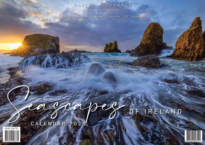 SEASCAPES OF IRELAND CALENDAR 2025 MULVEYS.IE