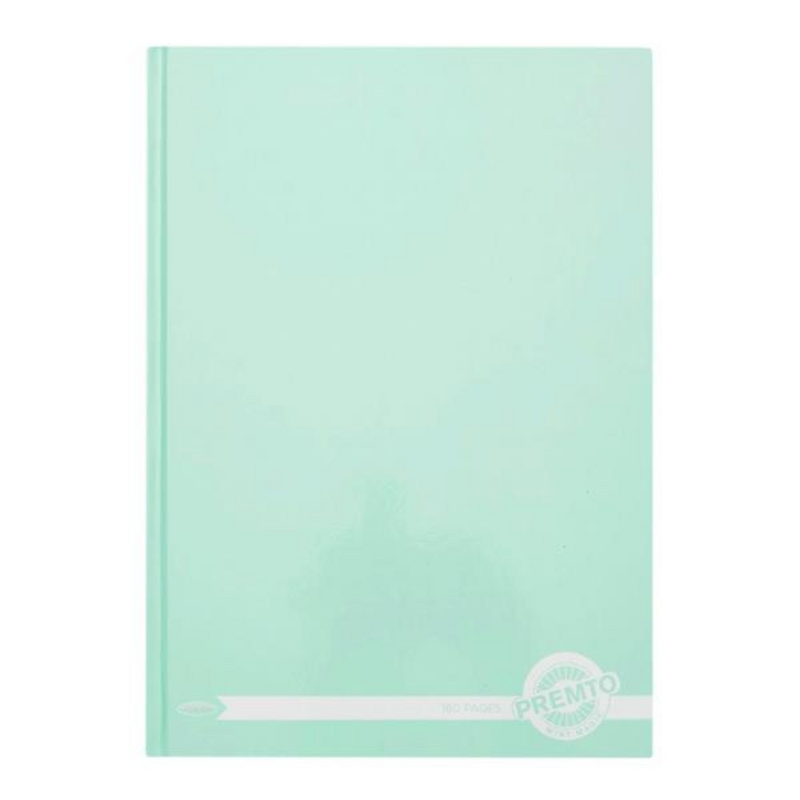 Premto Pastel A4 160pg Hardcover Notebook - Mint Magic mulveys.ie nationwide shipping