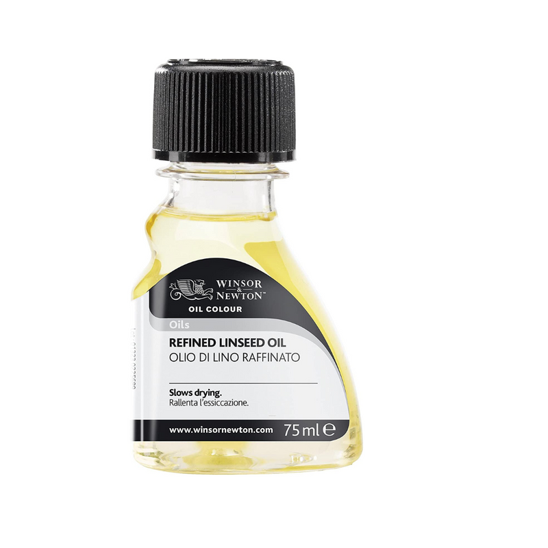 Winsor & Newton Refined Linseed Oil, 75 ml,