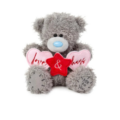 Me to You Tatty Teddy Holding 'Love and Hugs' banner mulveys.ie nationwide shipping